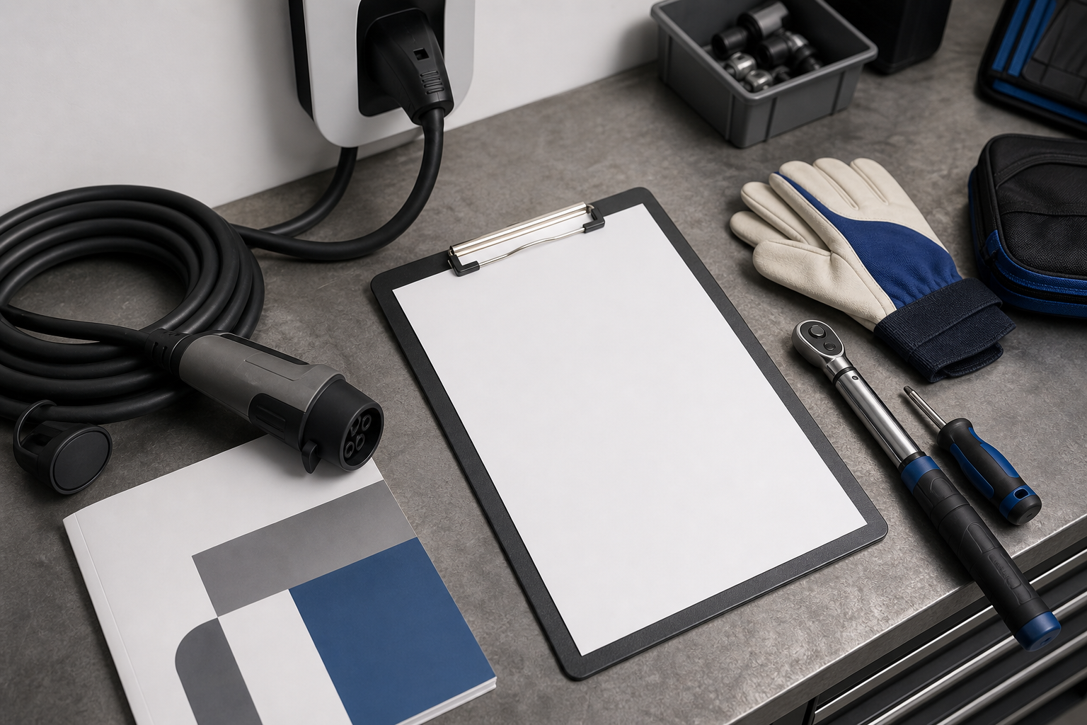 EV charger installation checklist and support tools