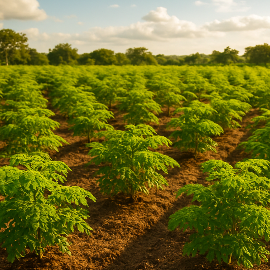 Moringa tree farm